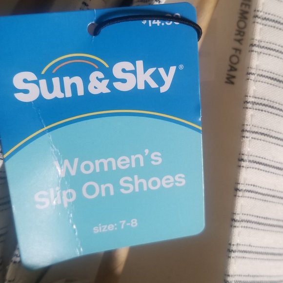 Sun & Sky Women’s slip on shoes - Picture 2 of 2
